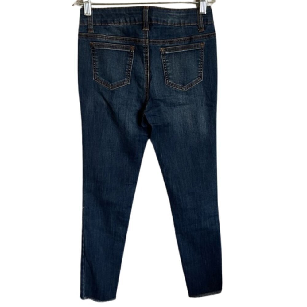 Cat & Jack Girl's Distressed Blue Jeans Size 12 - Picture 2 of 8